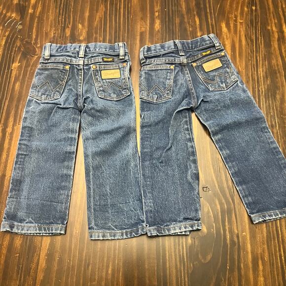 Wrangler Boys Jeans Size 3T Slim - Picture 3 of 6